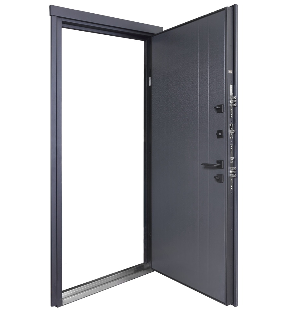 Дверь входная Булат Котедж модель 710/265 антрацит 2050x950 мм левая