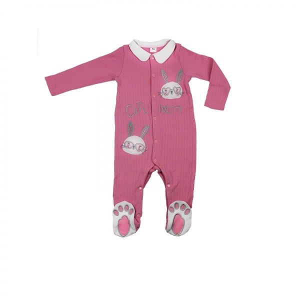 Чоловічок Danaya з вишивкою р.62 рожевий ЗО20-72 