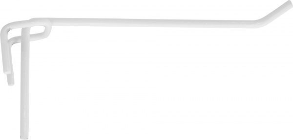 Крючок на сетку одинарный КО 150/60-01 10 шт. белый