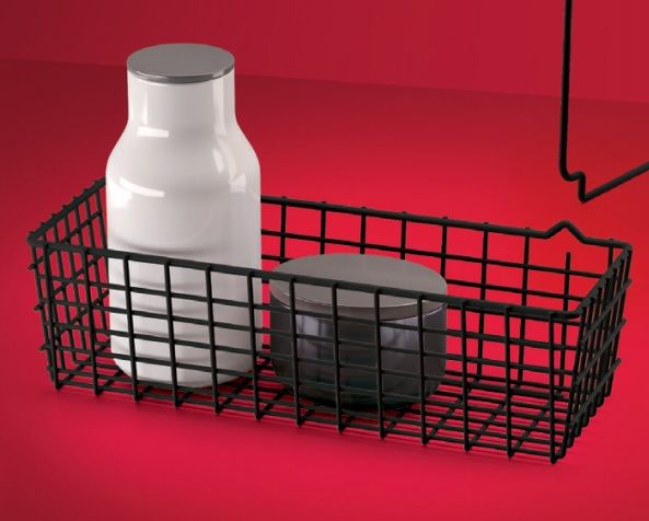 Кошик універсальний Metaltex 361700036 Pandino чорний