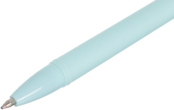 Ручка шариковая Пушистый голубой единорог 