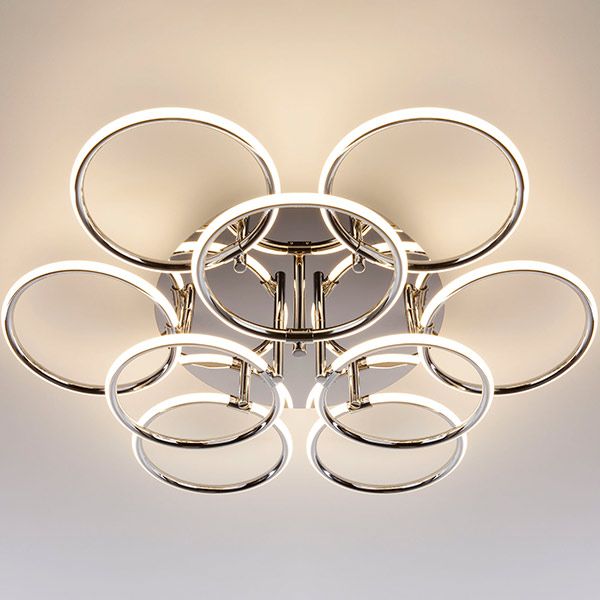 Люстра світлодіодна Strotskis Impulse 94 Вт хром 90069/9 