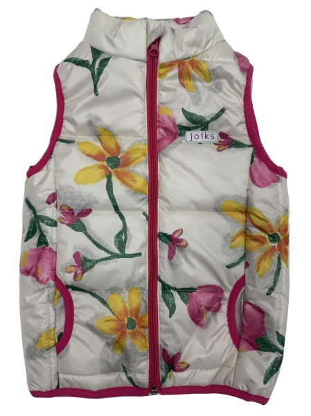 Жилет детский для девочки JOIKS р.110 кремовый JD-15/110 