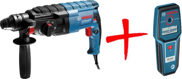 Перфоратор Bosch Professional GBH 240 + детектор GMS 100 0615990M52