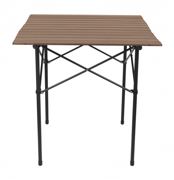 Стіл розкладний 70x70 см коричневий 