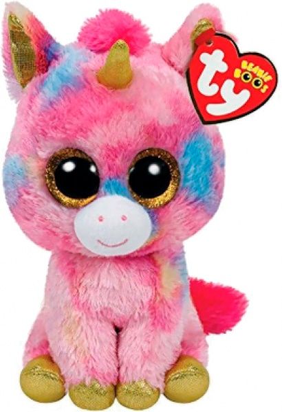 Мягкая игрушка TY Единорог Fantasia 15 см