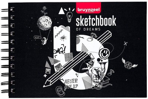 Альбом для эскизов на спирали A5 14.8х21 см 250 г/м² 30 листов Bruynzeel