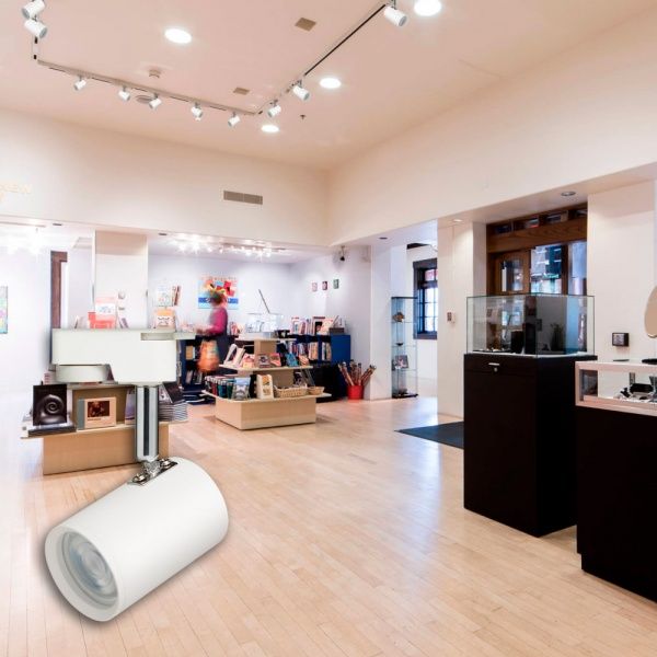 Трековый прожектор LightMaster MLT200 MR16/GU10 белый 