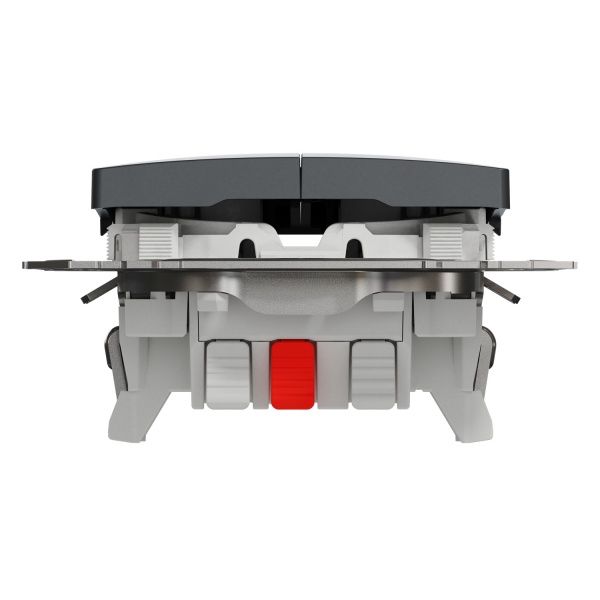 Переключатель проходной двухклавишный Schneider Electric Sedna Design без подсветки 10 А 250В черный SDD114108