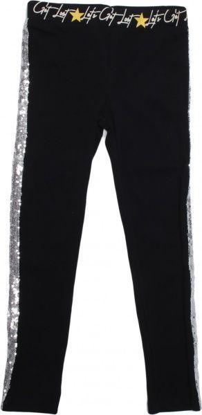 Легінси ALG для дівчаток 720763 р.140 чорний із срібним 