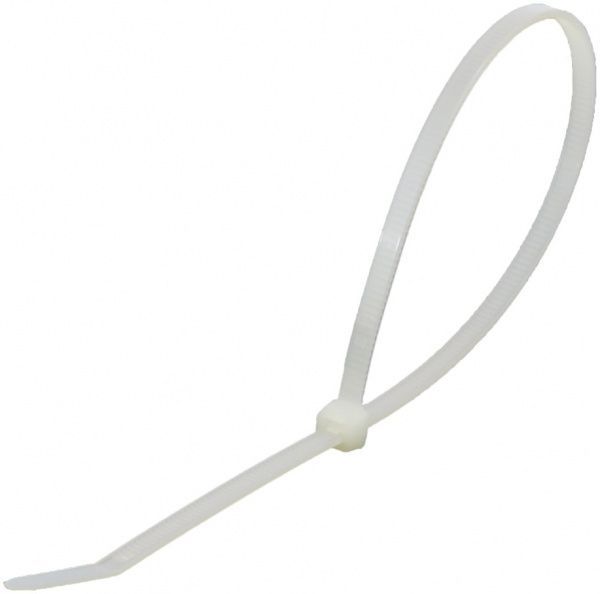 Стяжка кабельна Expert 2,5х100 мм 100 шт. білий 