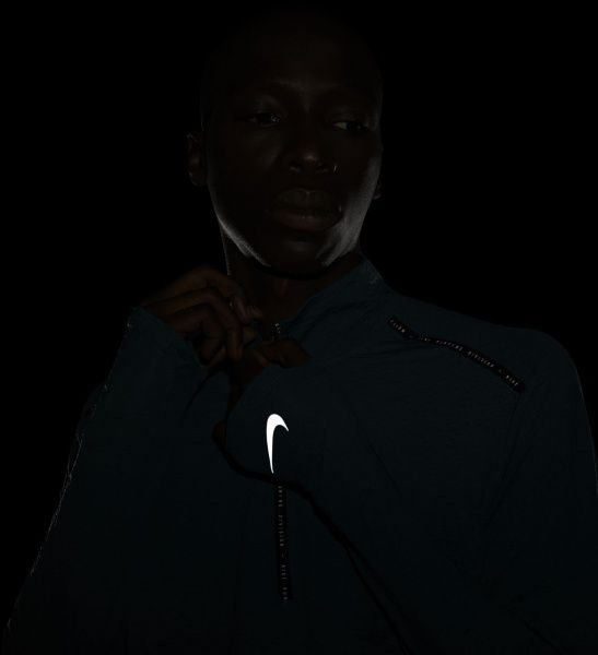 Джемпер Nike NK RN DVN DF ELEMENT TOP HZ DA0430-393 р. S зелений