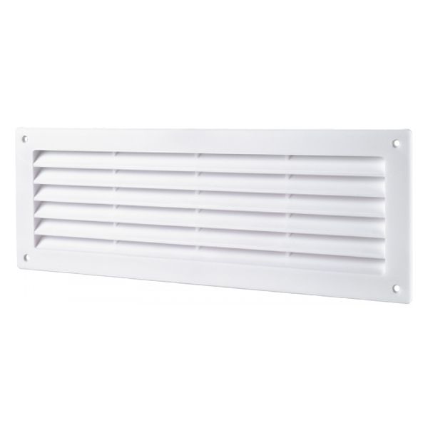 Решітка Домовент ДВ 350 пластик білий 