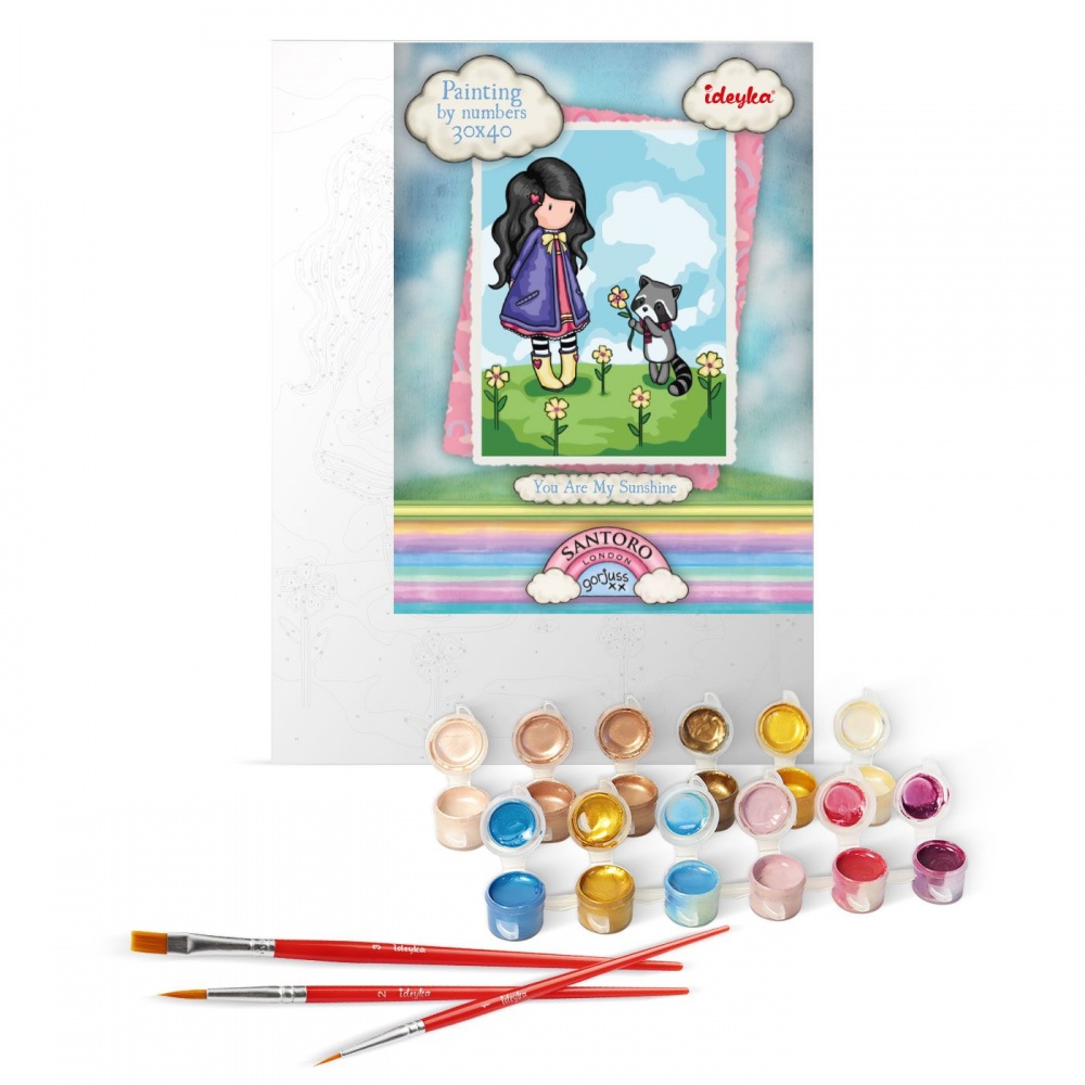 Картина по номерам You Are My Sunshine Santoro Gorjuss Collection 30х40 см Ideyka