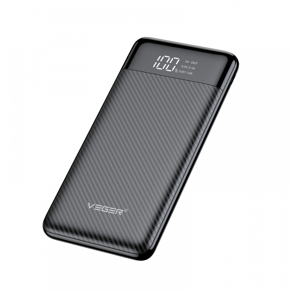 Повербанк VEGER L11 10000 mAh black (L11.black)