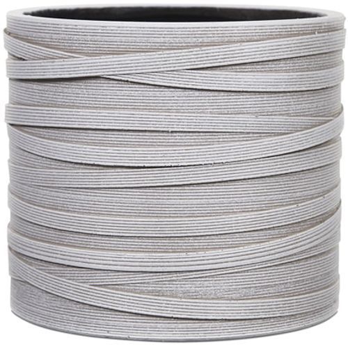 Кашпо керамічне Capi Loop круглий 1,6л слонова кістка (080081) 