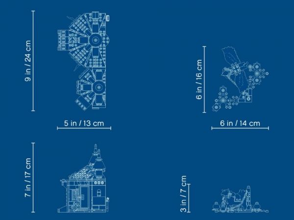 Конструктор LEGO Harry Potter Избушка Хагрида: спасение Конклюва 75947