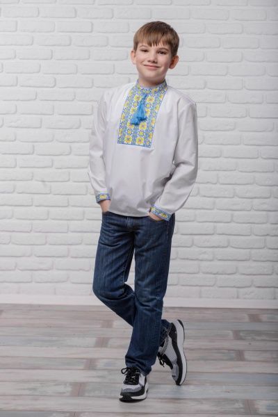 Вышиванка Сварга Эпицентр 2 р.152 сине-желтый SV-CME0218-0421-02027-152 