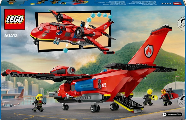 Конструктор LEGO City Пожежний рятувальний літак 60413