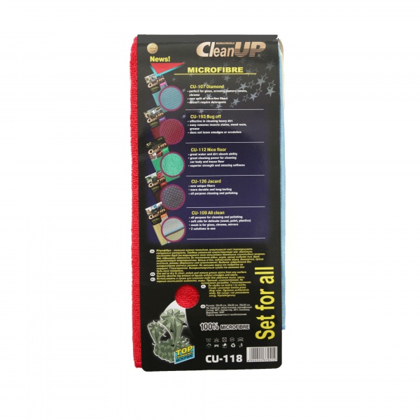 Микрофибра 30x35см CU-118 CleanUP 3 шт.