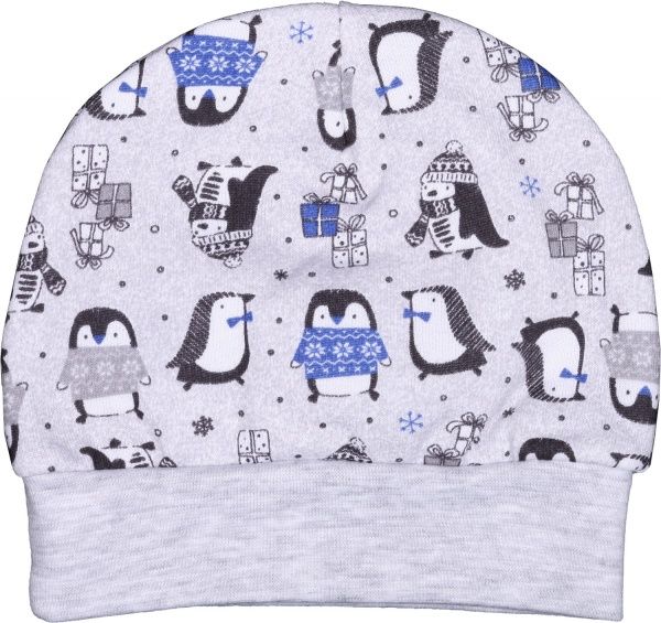Шапочка Baby Veres Penguins р.38 блакитний