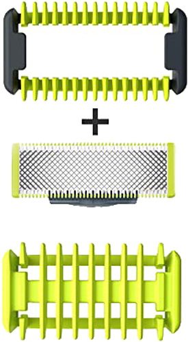 Лезвия сменные Philips OneBlade QP610/50 с насадками для тела