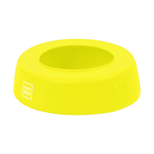 Миска-непроливайка WAUDOG Silicone 1 л жовтий 50798