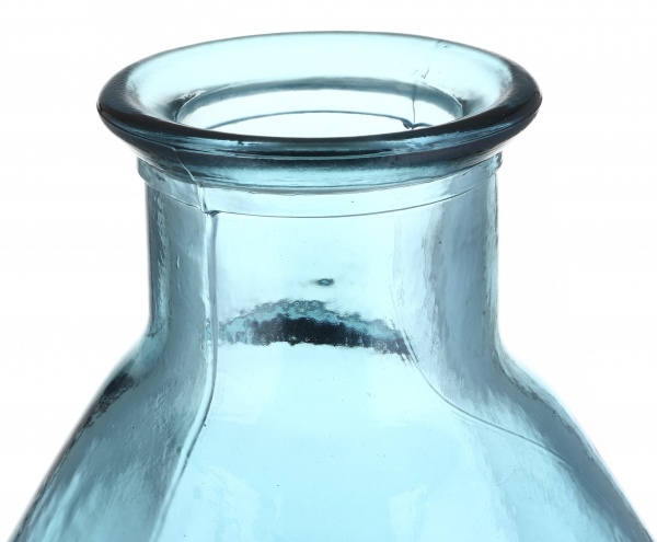 Ваза стеклянная San Miguel Adobe 60 см небесно-голубая 