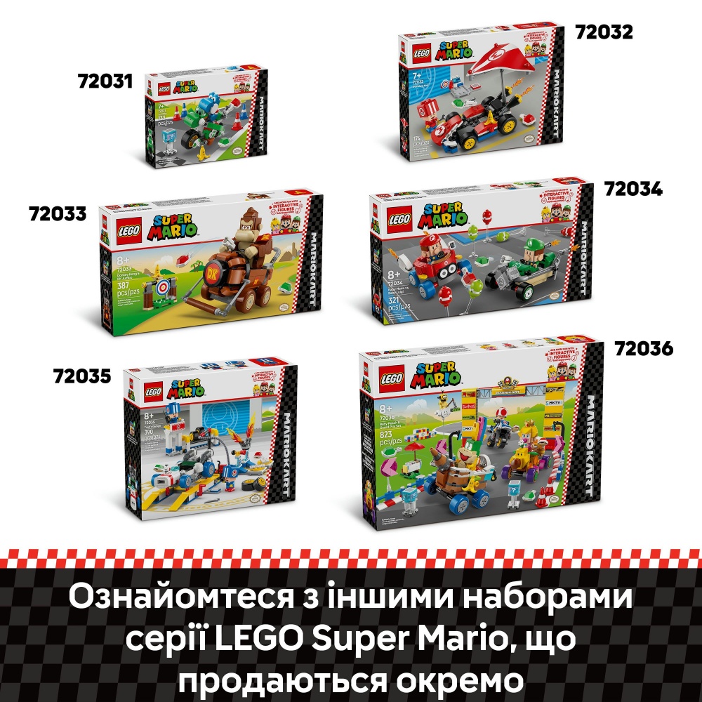 Конструктор LEGO Super Mario Mario Kart™ – Standard Kart 72032