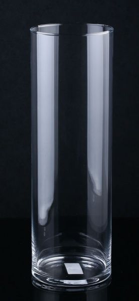 Ваза скляна Циліндр 13х40 см