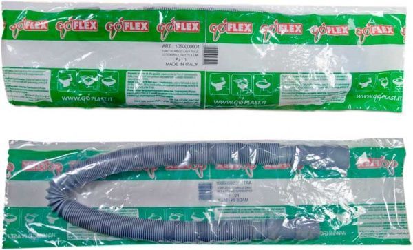 Сливной шланг Go-Plast к бытовой технике растяжимый L - 0,7-2 м