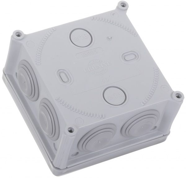 Коробка распределительная с крышкой HausMark пластик IB005