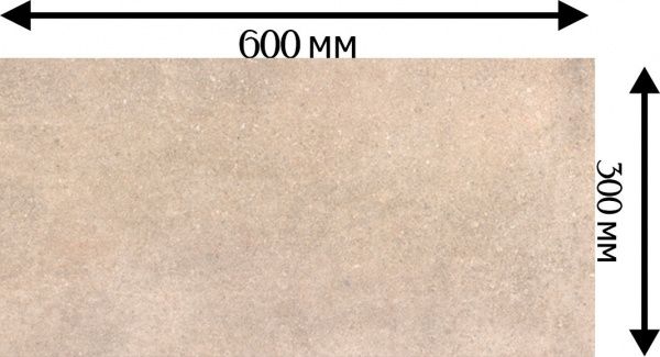 Плитка Zeus Ceramica Concrete Beige ZNXRM3BR 30x60x9,2 