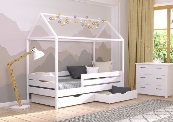Кровать детская Estella Амми 80x190 см белый 