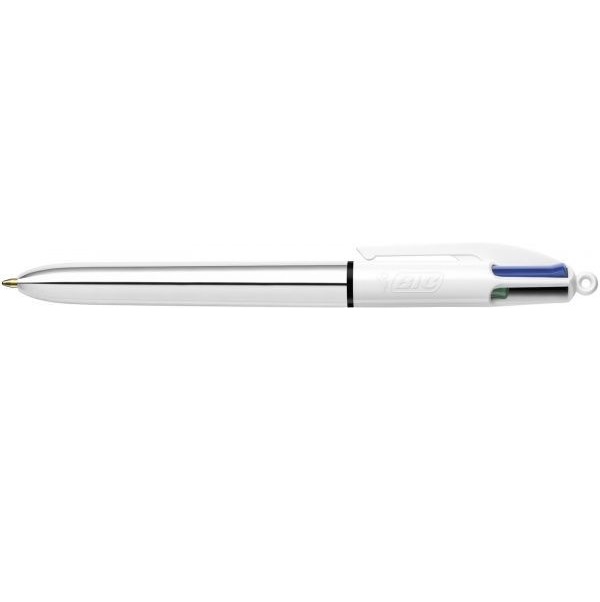 Ручка шариковая BIC 4 Colours Shine Silver 