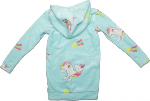 Туника для девочек Фламинго р.122 ментоловый с рисунком 881-910 