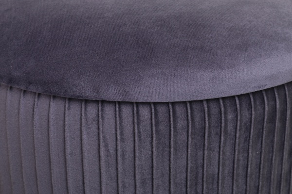 Скриня-пуф Francis темно-сірий 31,5х31,5х38 см 