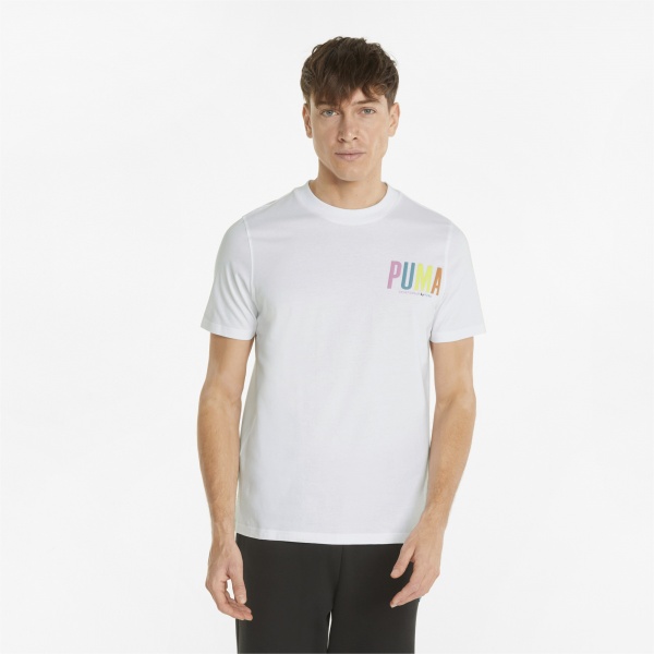 Футболка Puma SWxP Graphic Tee 53362302 р.M білий