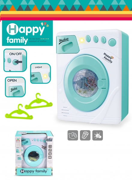 Игровой набор Mei Lian Sheng Стиральная машина со свето-звуковым эффектом MX0384075