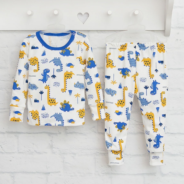 Піжама для хлопчиків Blanka Діно р.98 бежевий 110316 