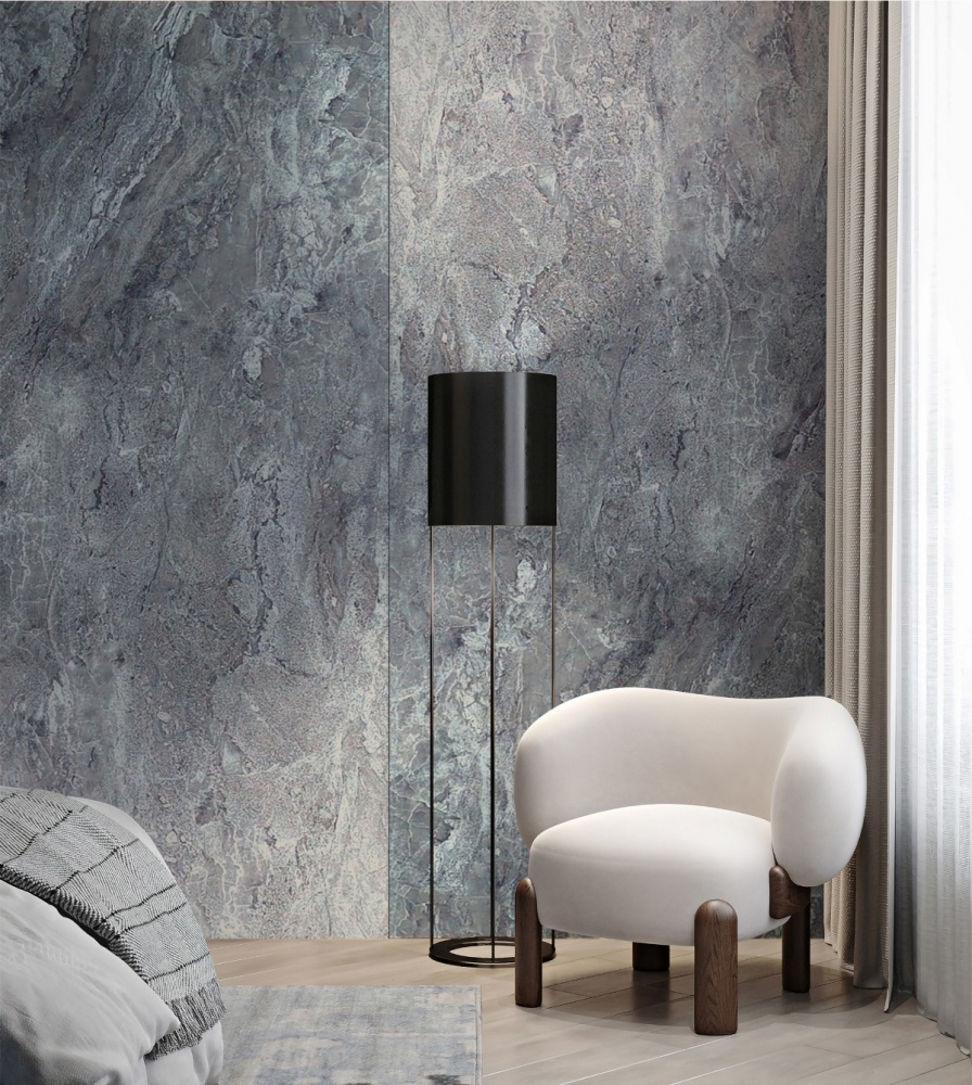 Панель Framex 3 мм Серый Каменный Уголь светлый 2,750x1,000x0,003 /2,75кв.м./