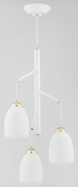 Люстра підвісна ALFA Volare 3x60 Вт E27 білий/золото 27243 