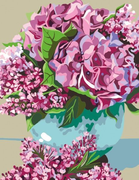 Набір,техніка акриловий живопис Квіти весни Rosa Start 