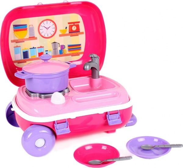 Кухня ТехноК с набором посуды 6061