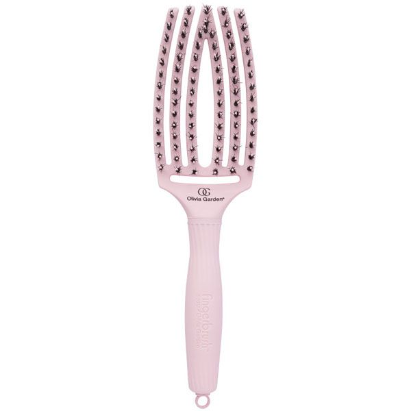 Щітка для волосся Olivia Garden Finger Brush Combo Medium Pastel Pink OGBFCPP