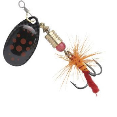 Блесна-вертушка Fishing ROI 6 г Aglia Fly 1922 black green