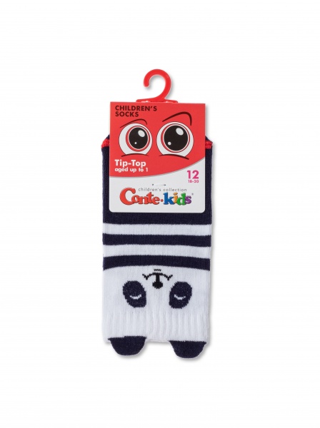 Носки унисекс Conte-Kids TIP-TOP 17С-59СП 563 р.14 белый с синим 