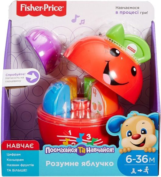 Іграшка Fisher Price Розумне яблучко (укр. мова) FLN88