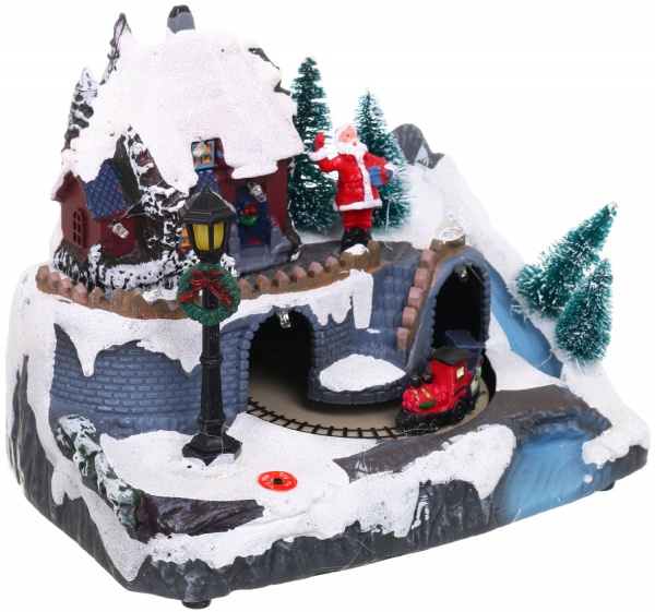 Декорація новорічна з підсвіткою ACJ000320 в асортименті світлодіодна (LED) 17 см 