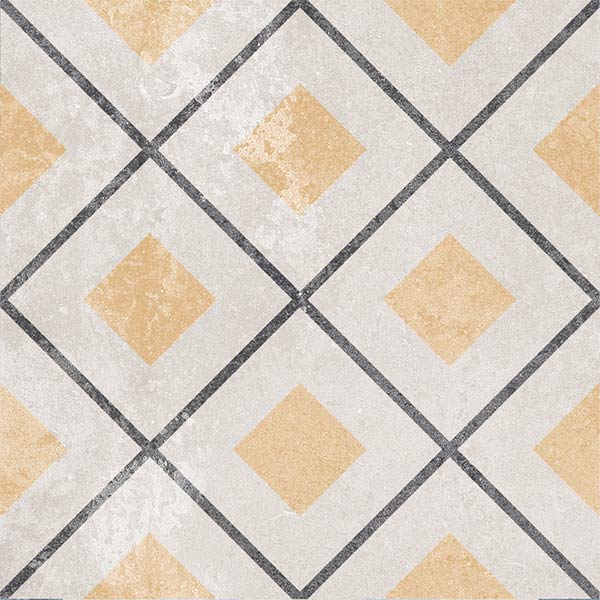 Плитка Golden Tile Ethno Мікс №14 Н8Б140 186x186 мм